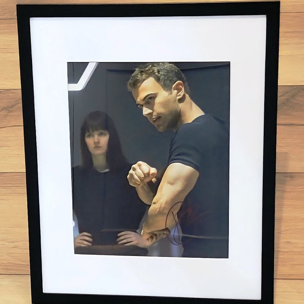 Theo James Signed Autograph Divergent 11X14 Framed & Matted COA